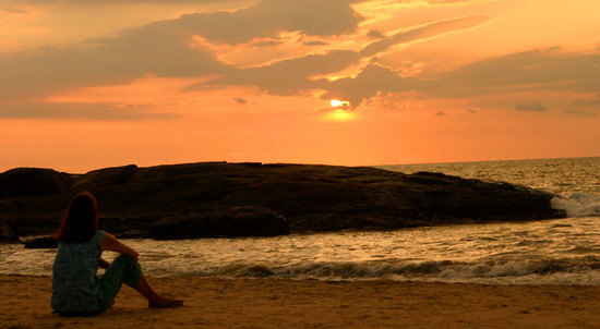 Kovalam Beach, Kerala, Sunset